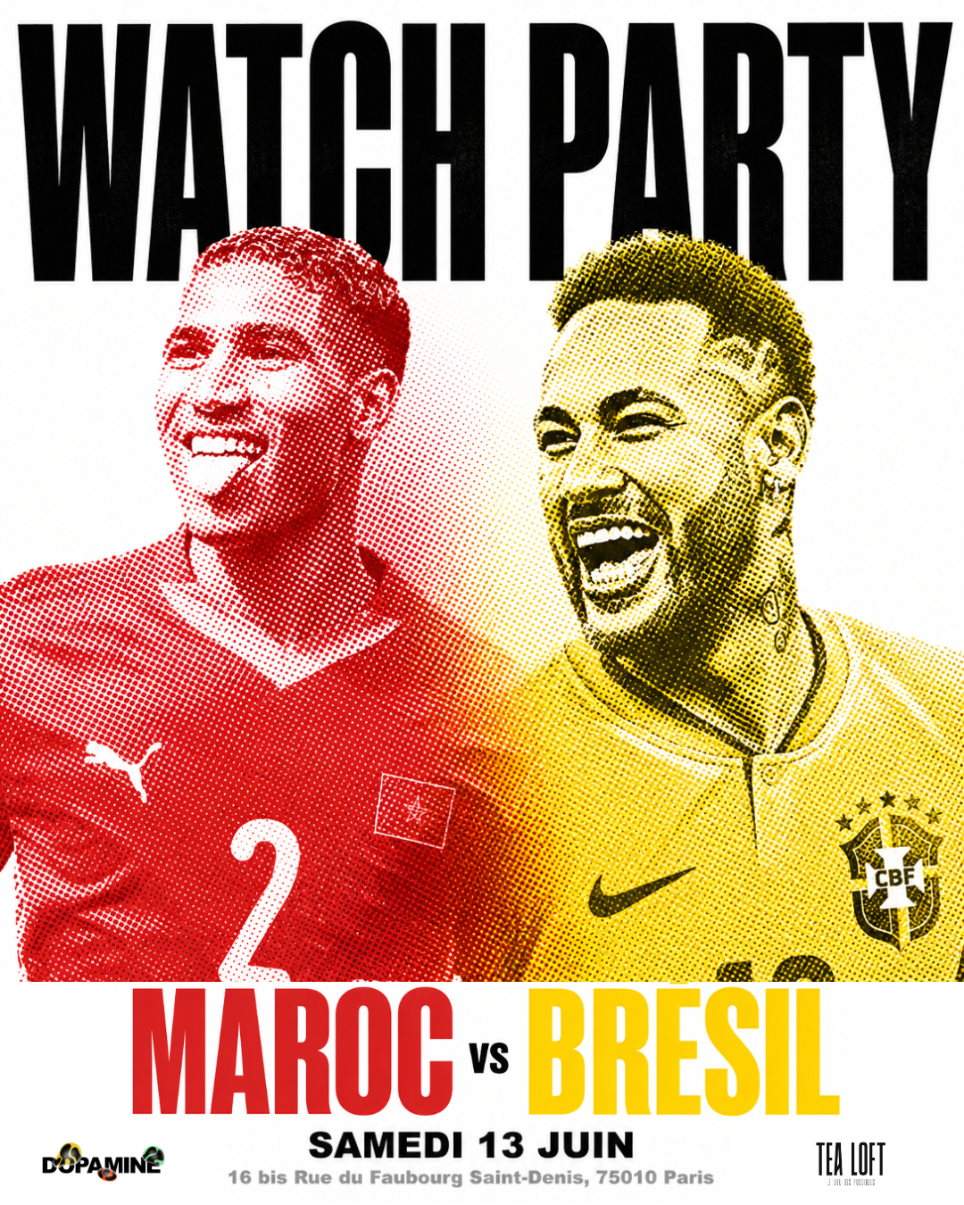 Watch Party Ticket - Morocco vs Brazil