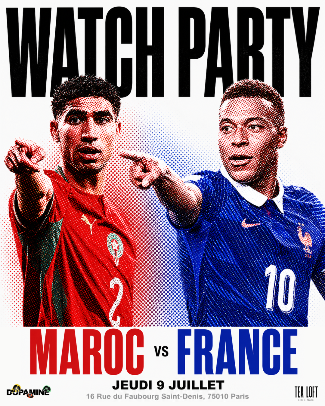 Watch Party Ticket - Maroc vs France