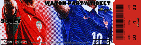 Watch Party Ticket - Morocco vs France
